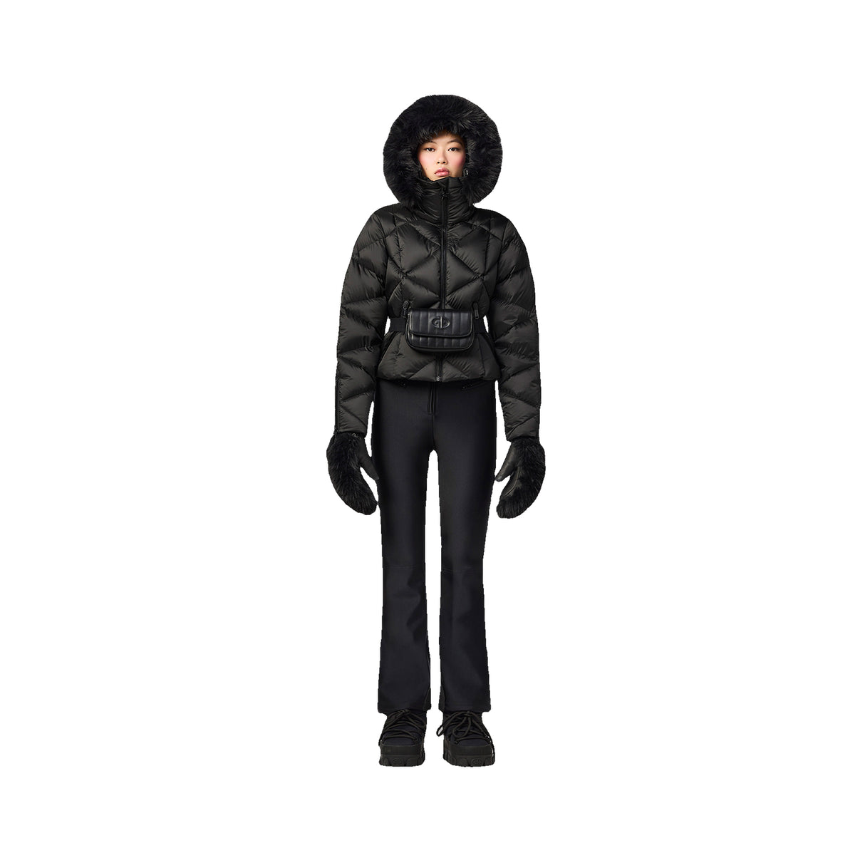 Harumi Faux Border Ski Jacket
