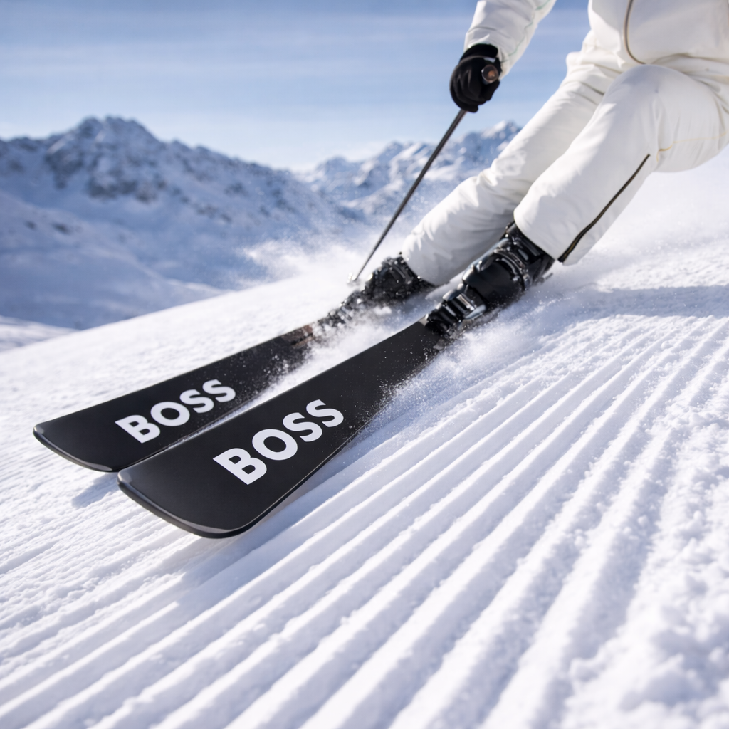 Hugo Boss Skis with PRD 12 Bindings