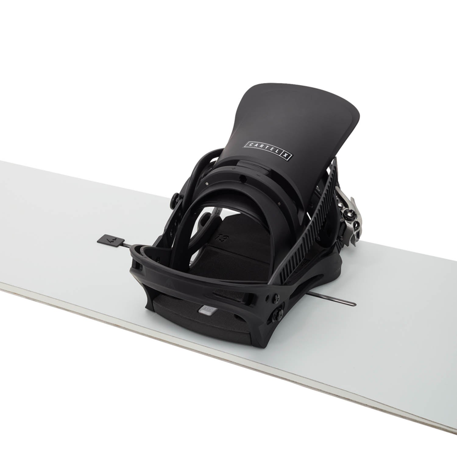 Burton Mens Cartel X Snowboard Bindings Gray/Pink 2025 – Snowtrax