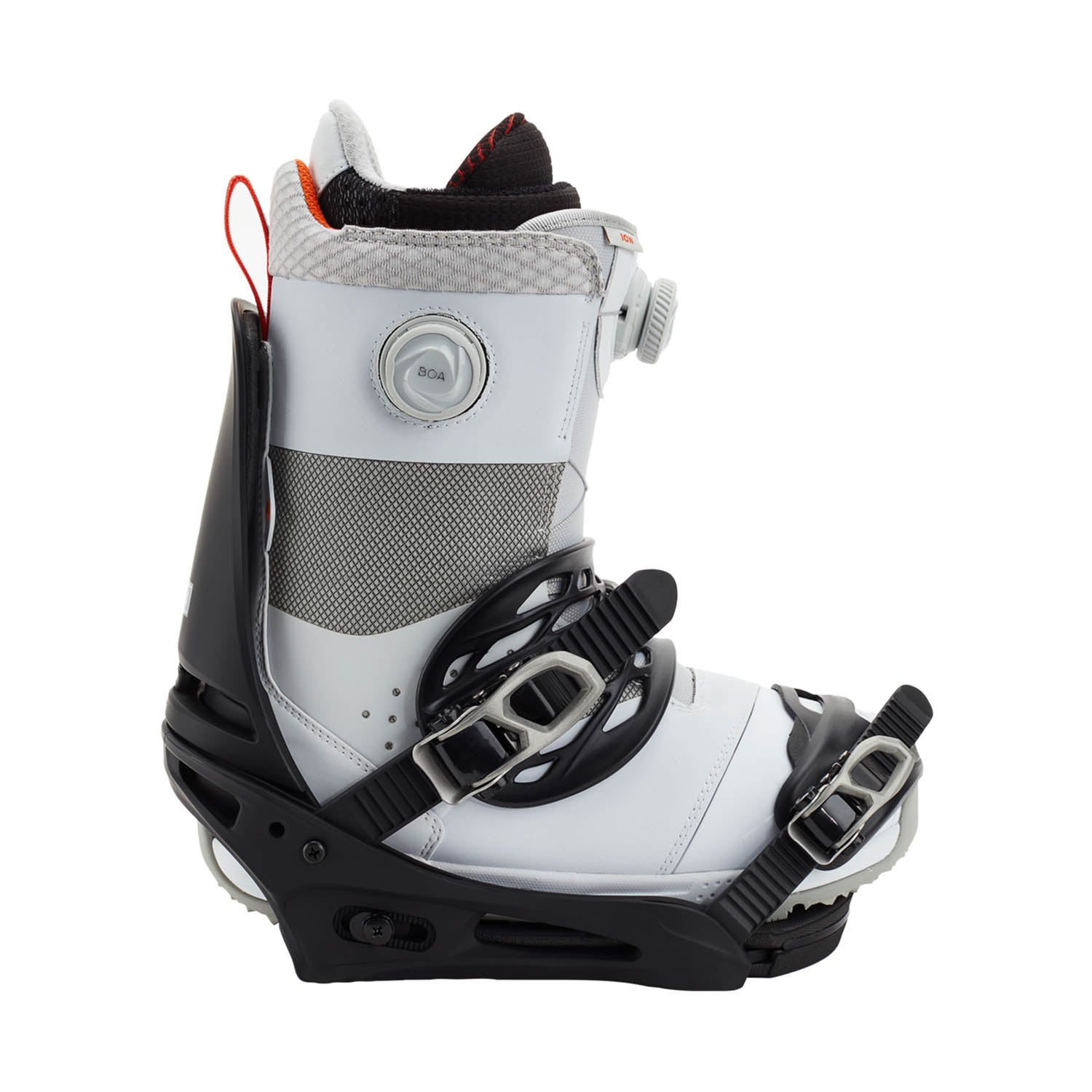 Burton Mens Cartel X Snowboard Bindings Gray/Pink 2025 – Snowtrax