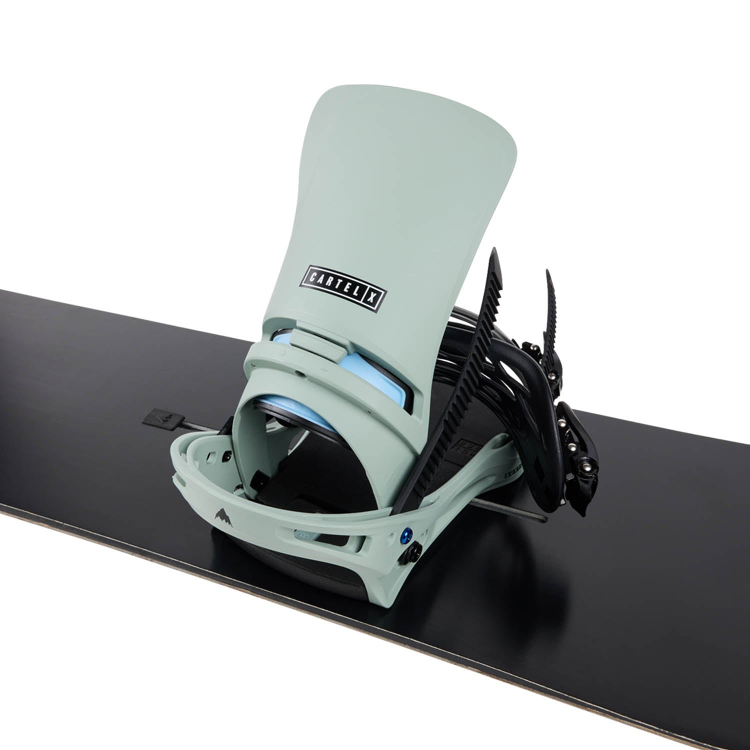 Burton Mens Cartel X Snowboard Bindings Gray/Pink 2025