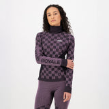 Ascender Merino Seamless Mock Neck Long Sleeve Baselayer Top