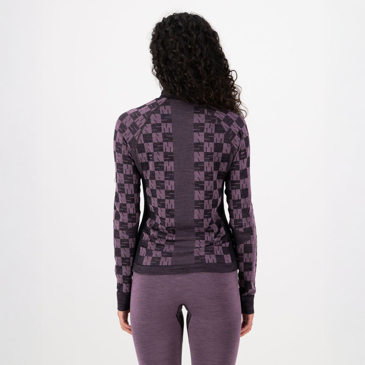 Ascender Merino Seamless Mock Neck Long Sleeve Baselayer Top