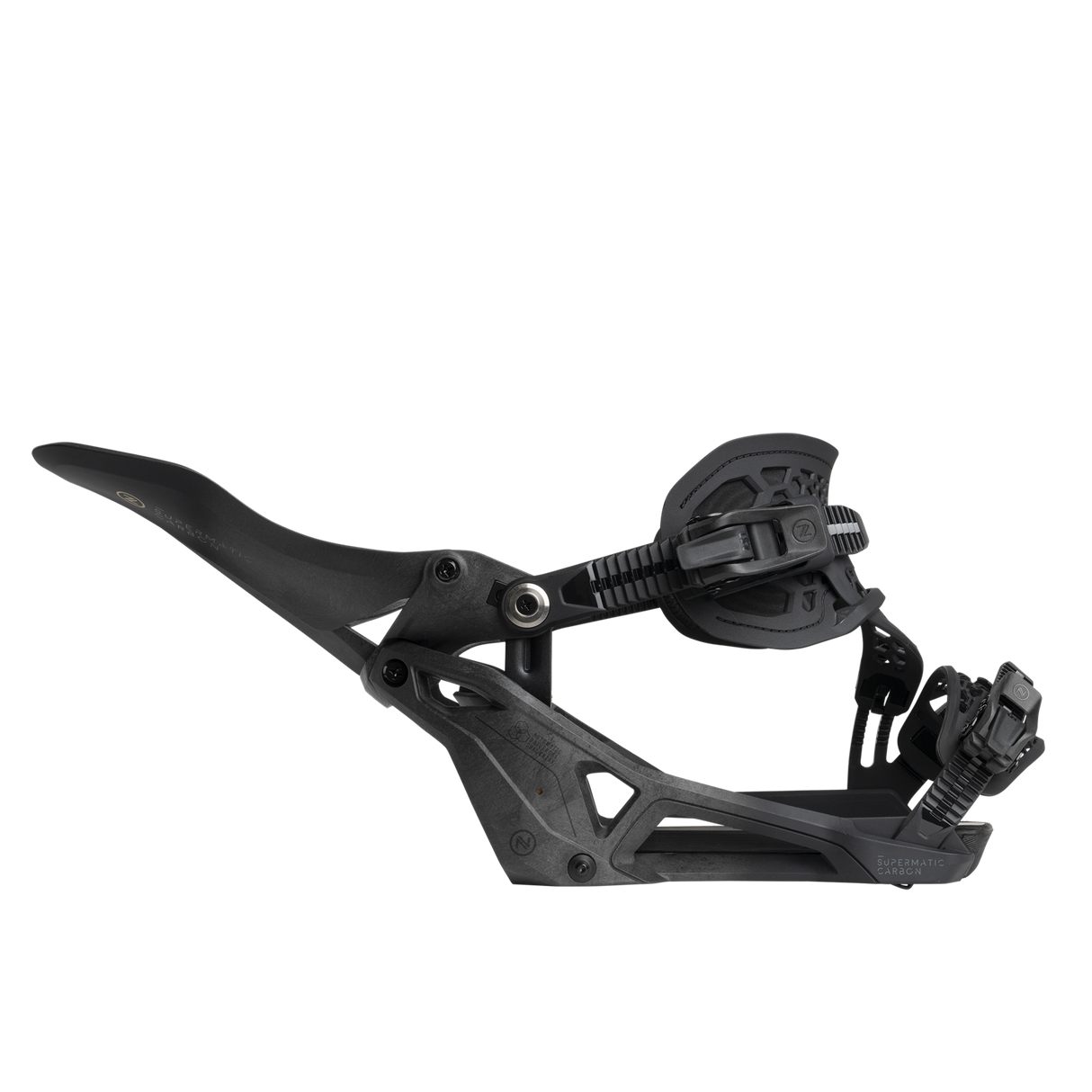 Carbon Supermatic Snowboard Bindings 2026