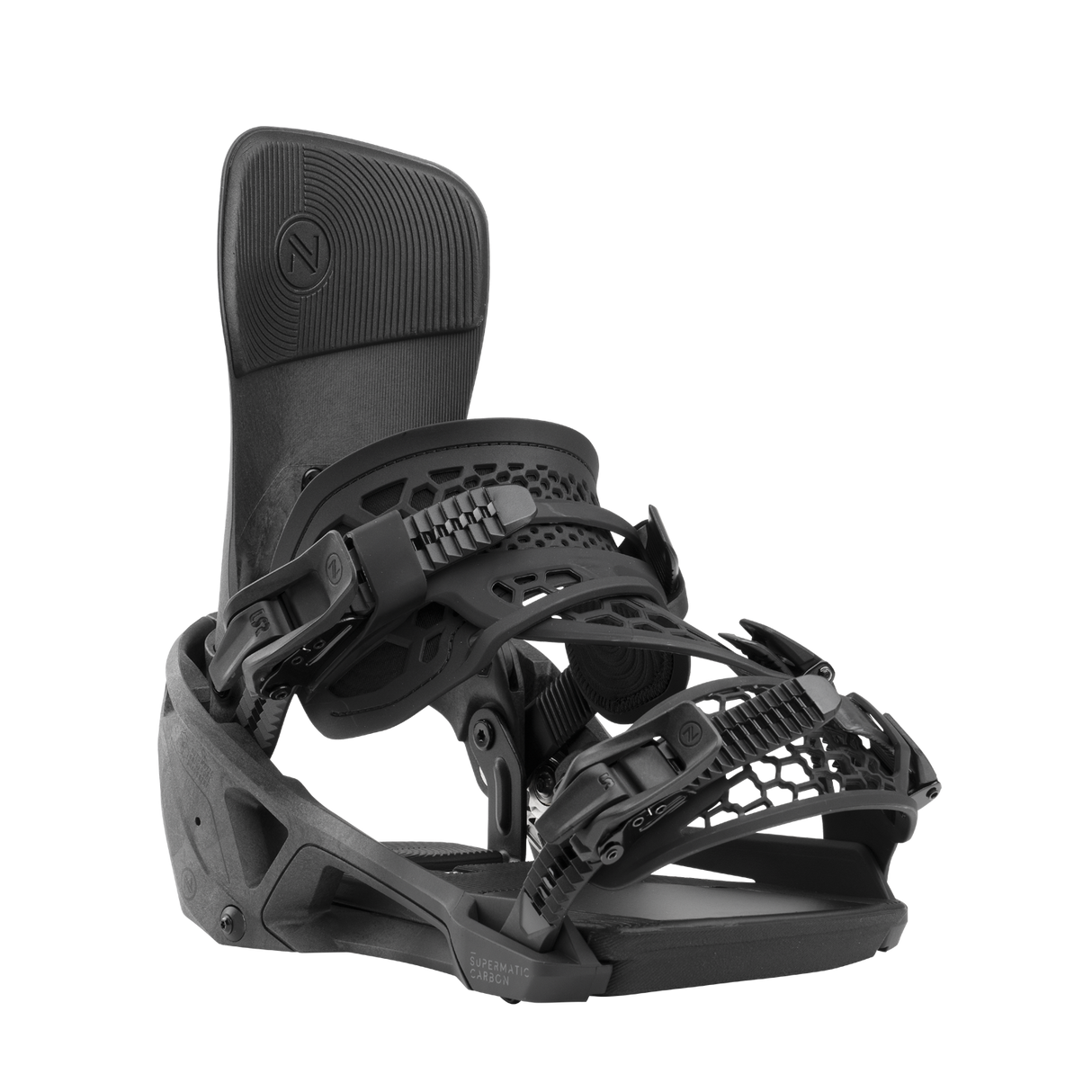 Carbon Supermatic Snowboard Bindings 2026