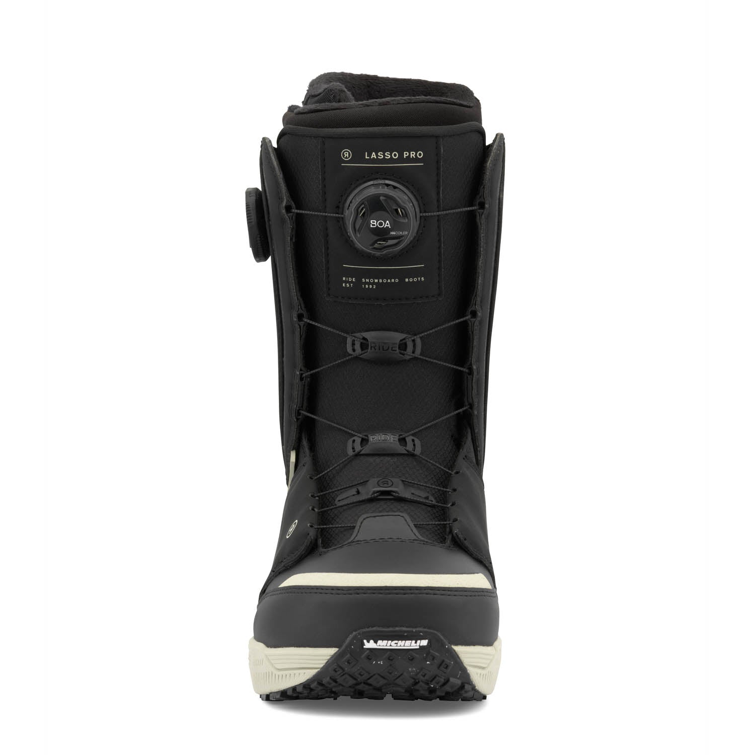RIDE LASSO PRO WIDE US8 26cm RIDE LASSO BLACK - Snowboard boots