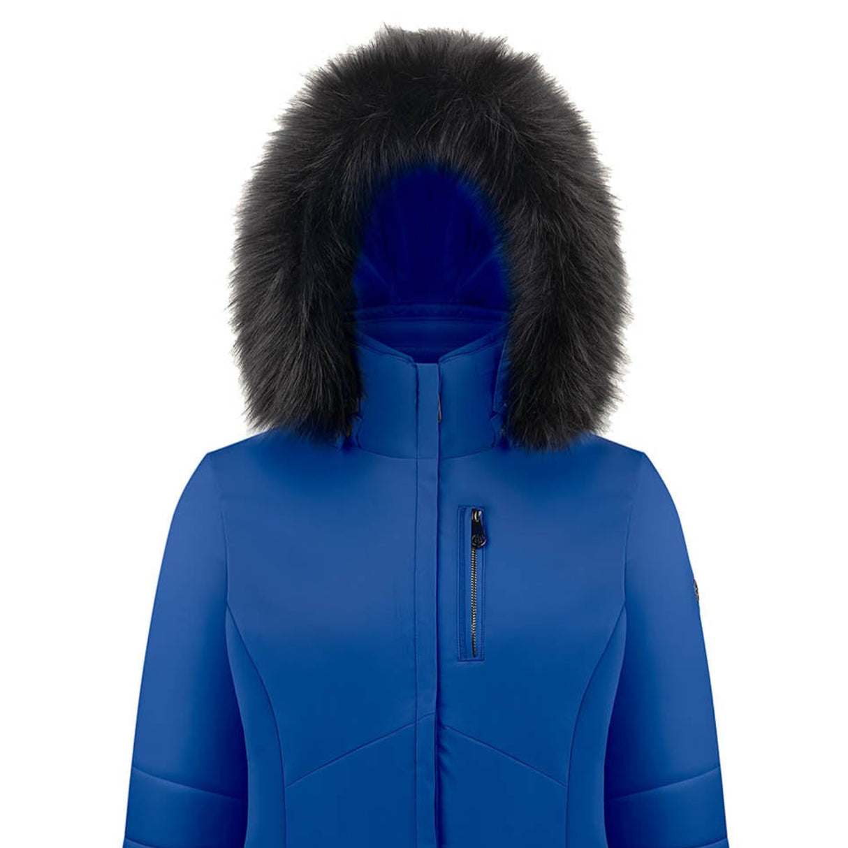 Stretch Faux Fur Ski Jacket