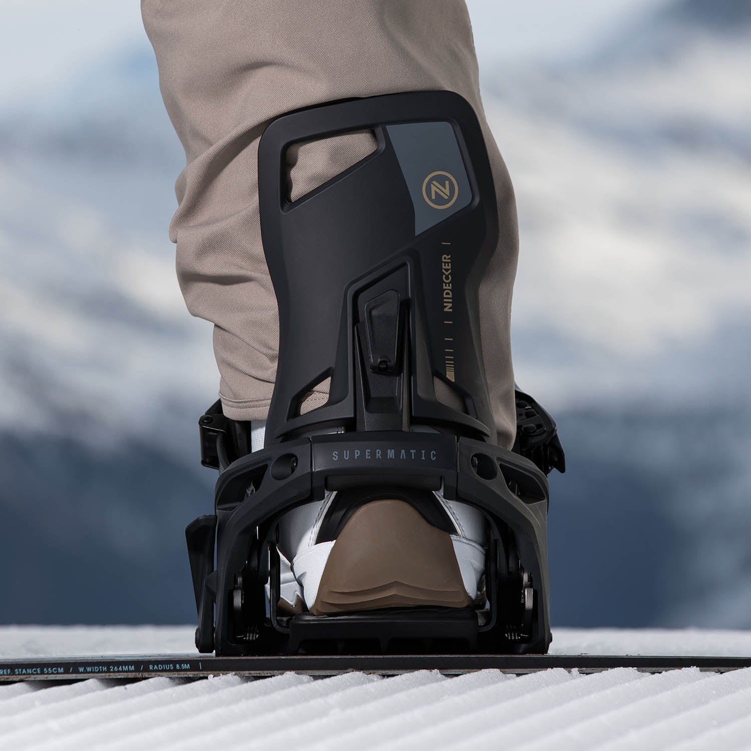 Nidecker Supermatic Snowboard Bindings 2025 – Snowtrax