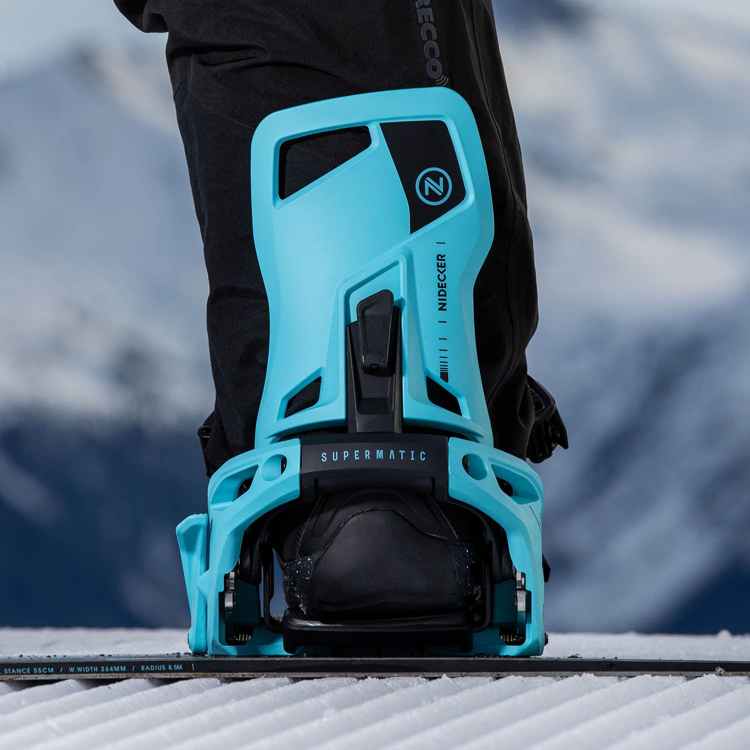Nidecker Supermatic Snowboard Bindings 2025 – Snowtrax