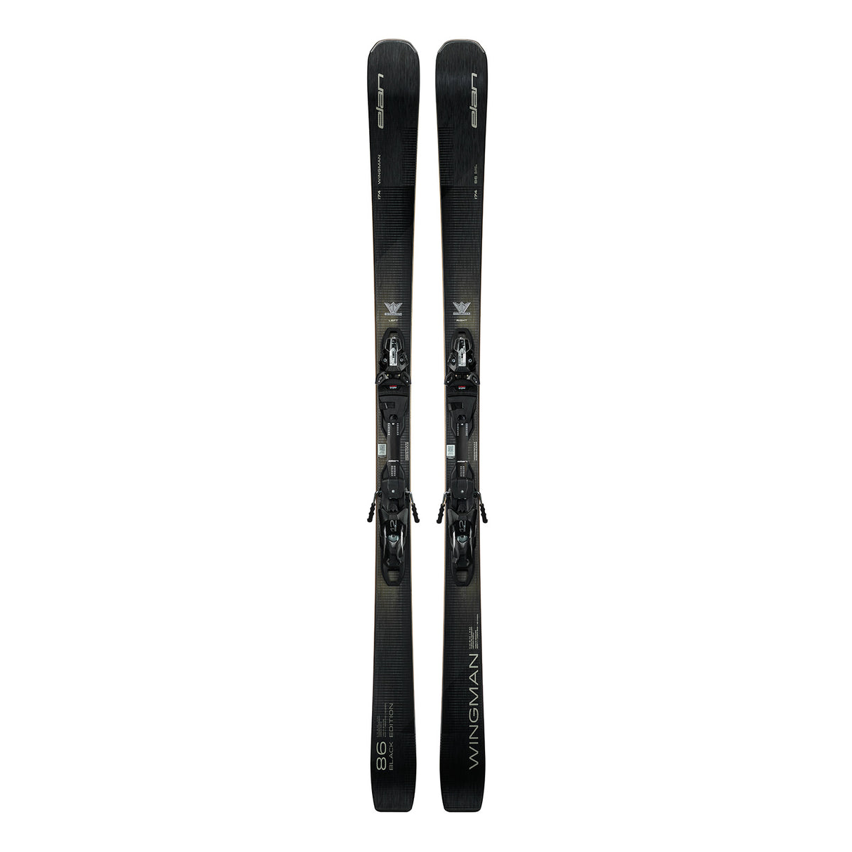 Wingman 86 Black Edition FusionX Skis & EMX 12 FusionX Bindings 2026