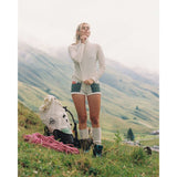 Hero's Hide Half Zip Neck Womens Jumper