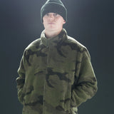 Howl Berber Fleece in Washed Camo, studio