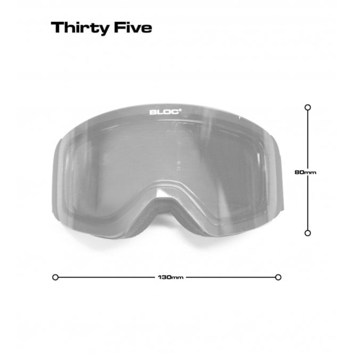 Thirty-Five Small Fit Goggles