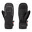 Howl Helm GORE-TEX U Mitt in black, front and back pair