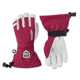 Junior Army Leather Heli Ski Gloves - Snowtrax