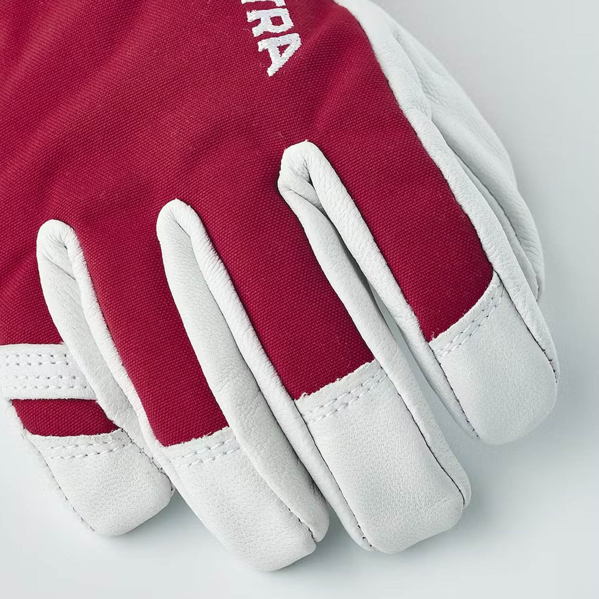 Junior Army Leather Heli Ski Gloves - Snowtrax