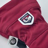 Junior Army Leather Heli Ski Gloves - Snowtrax