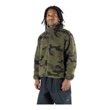 Howl Berber Fleece in Washed Camo, front