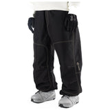 Howl Workwear x Public Pant in black, front on model