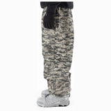 Howl Nowhere Pant in Camo, side on model