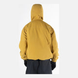 Howl Workwear Jacket in Tan, back on model