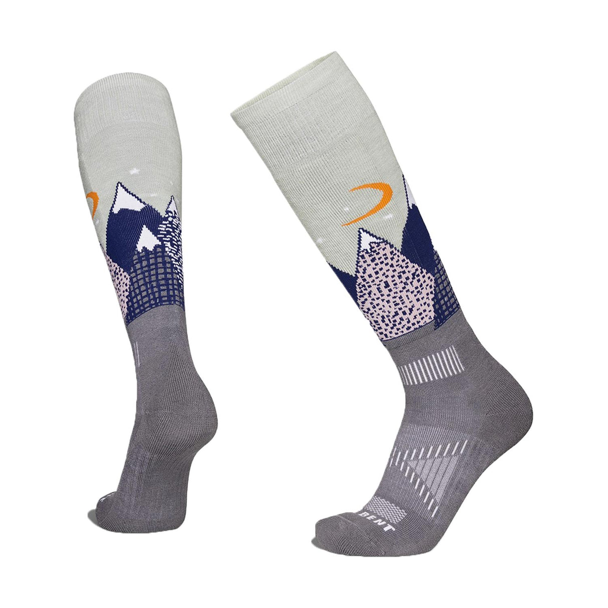 Kids Light Cushion Snowy Mountains Snow Sock
