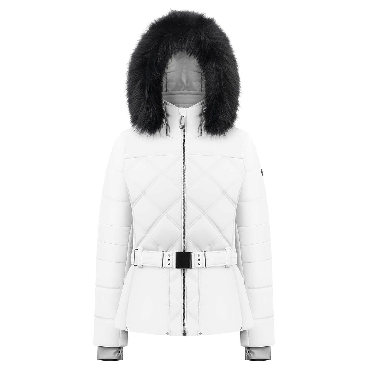 Quilted Faux Fur Ski Jacket - Snowtrax