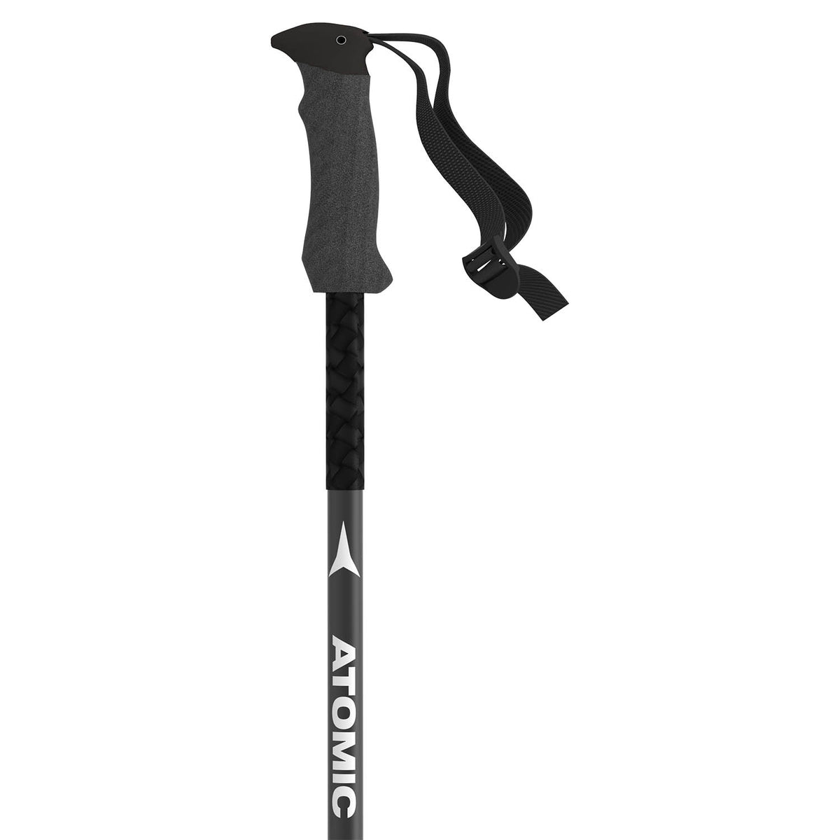Atomic BCT Touring Telescopic Ski Poles Black/Silver 2024 – Snowtrax