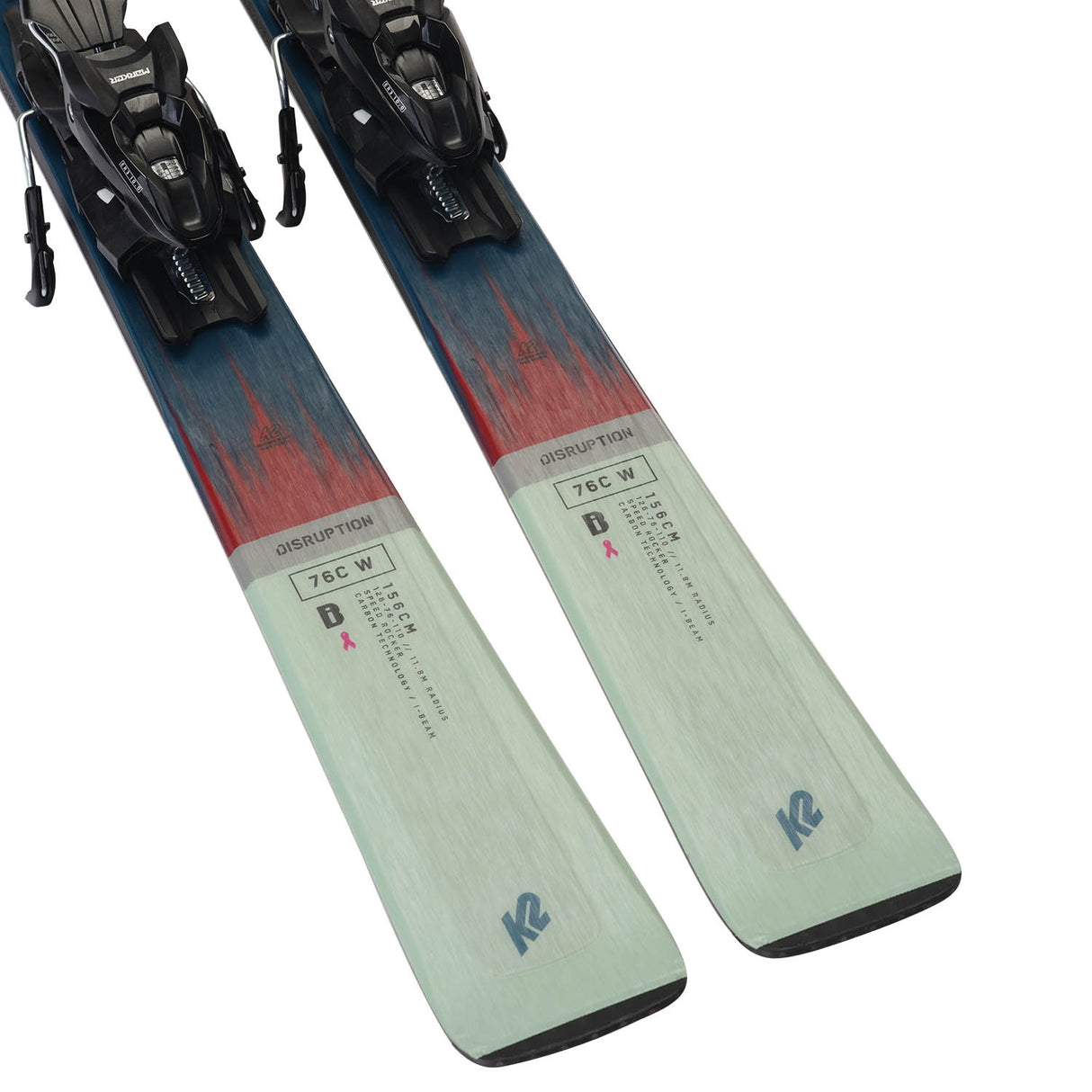 Disruption 76C W Skis & ER3 10 Bindings 2024 - Snowtrax