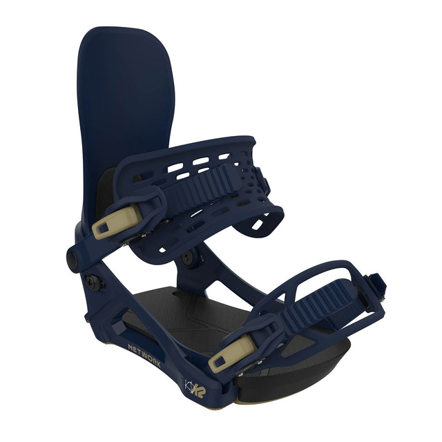 Network W Snowboard Bindings Navy Kennedi Deck 2024 - Snowtrax