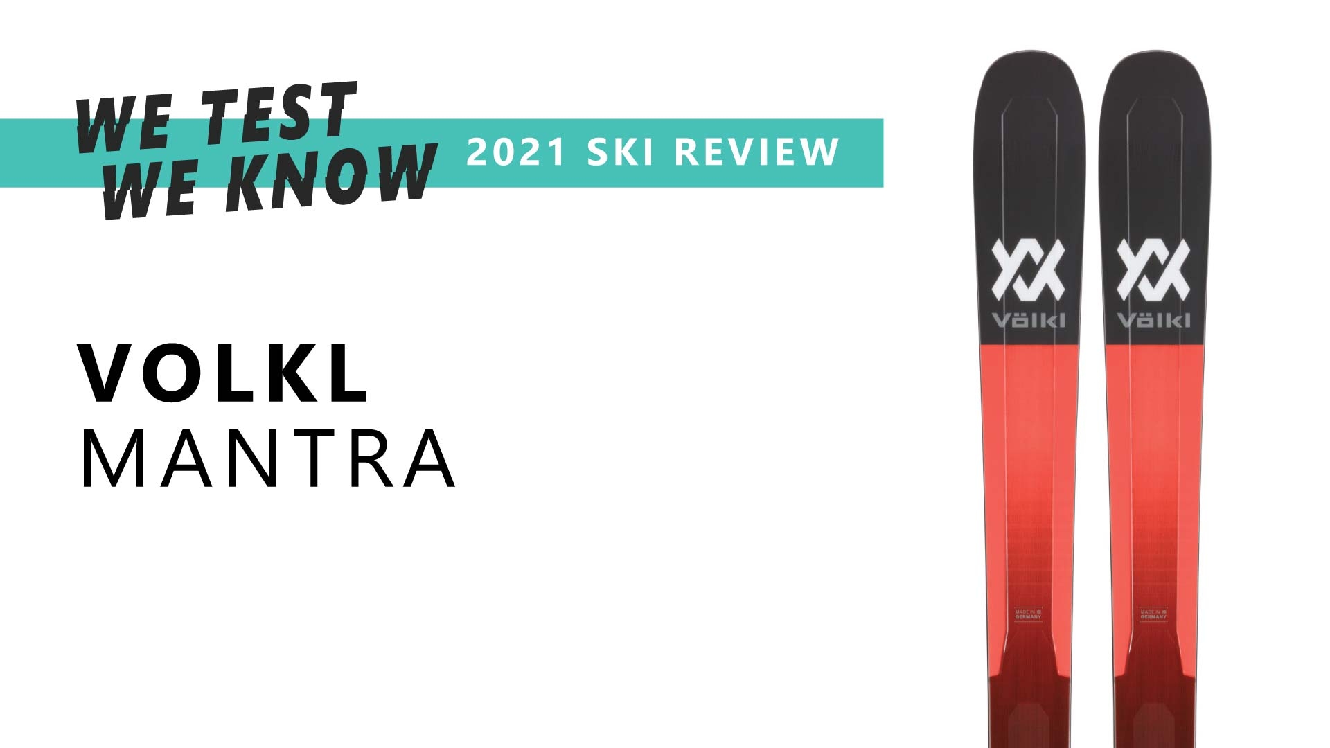 VOLKL M5 MANTRA | 2021 SKI REVIEW